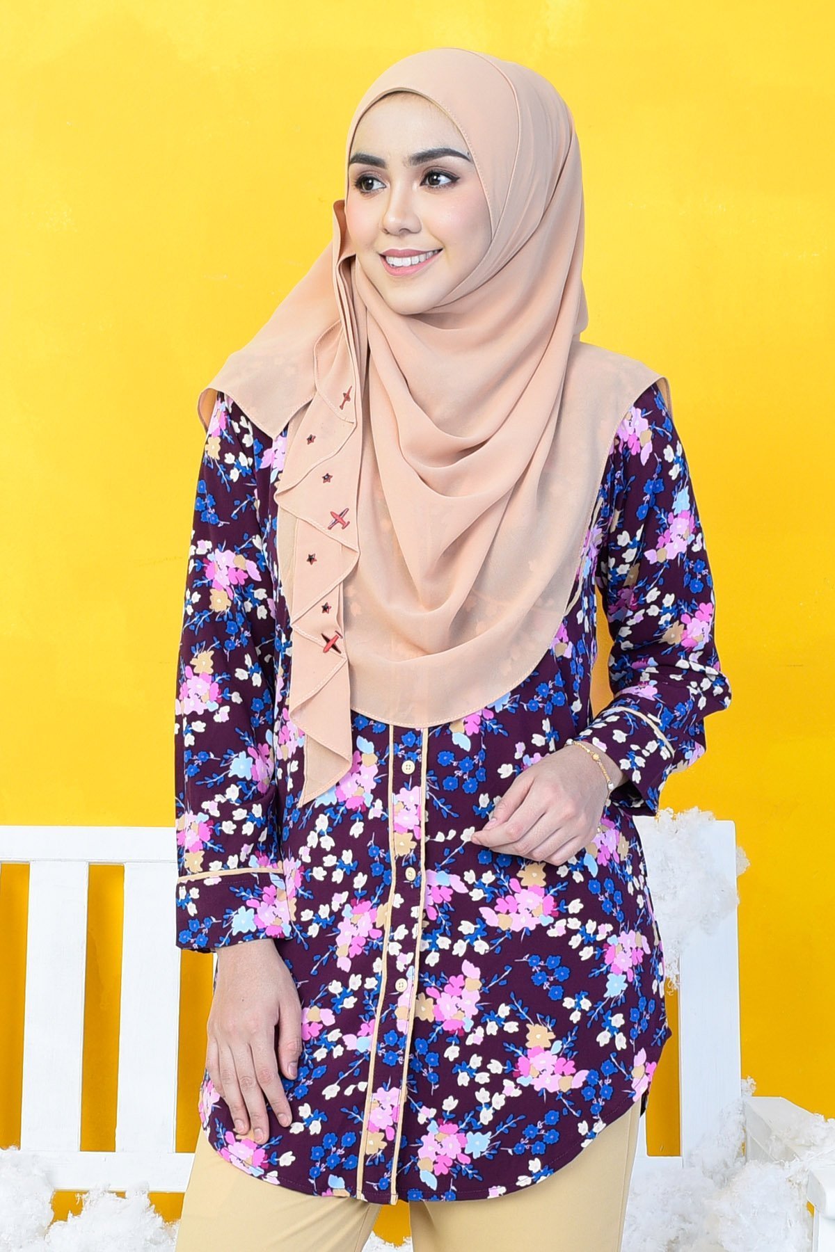 Pants Suit Jolie - Honour Purple
