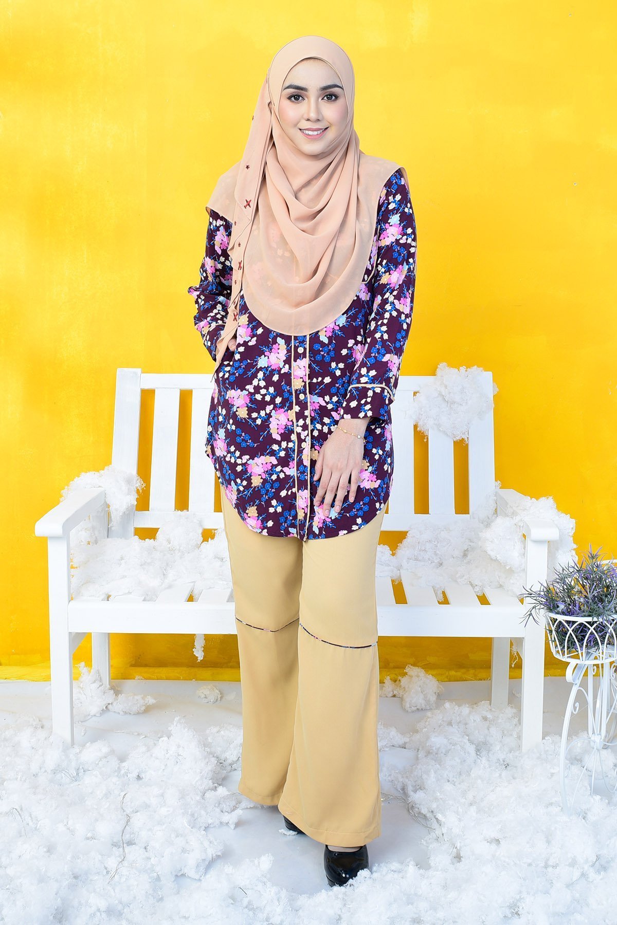 Pants Suit Jolie - Honour Purple