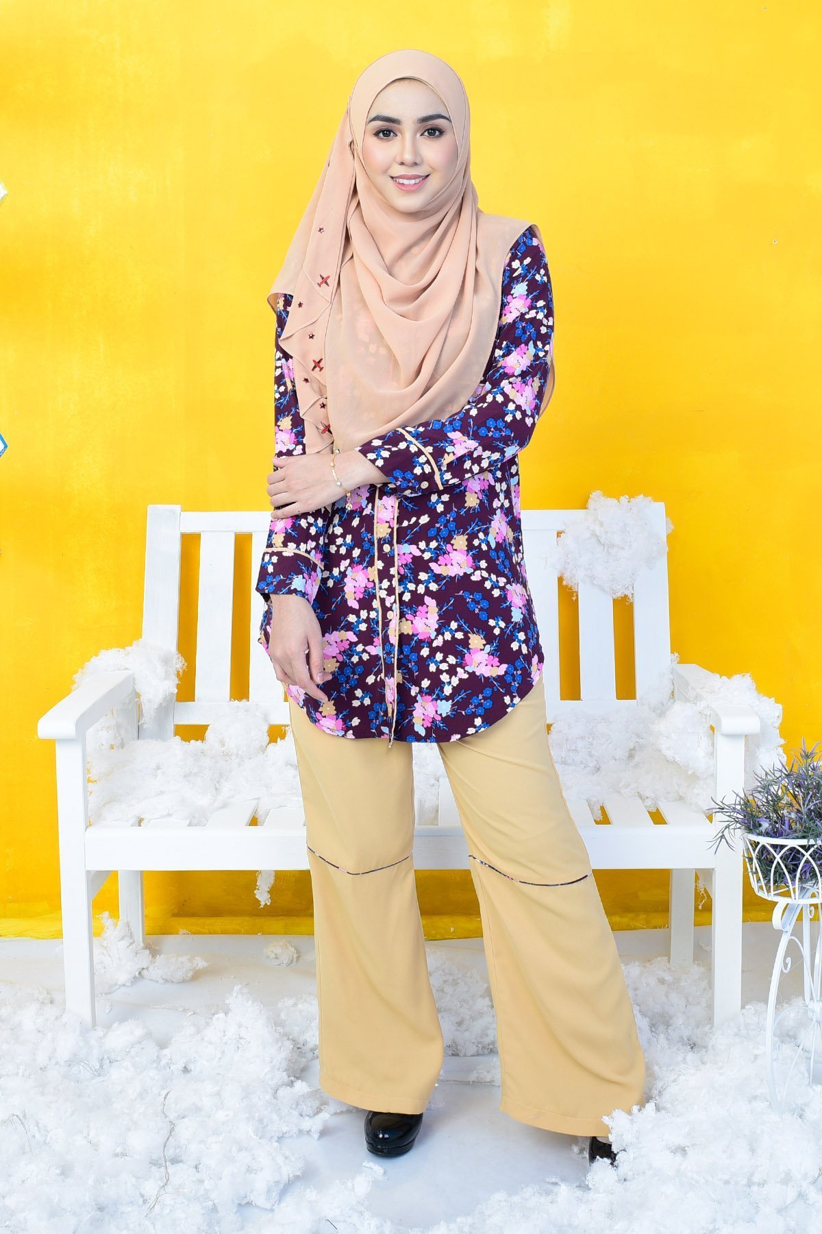 Pants Suit Jolie - Honour Purple