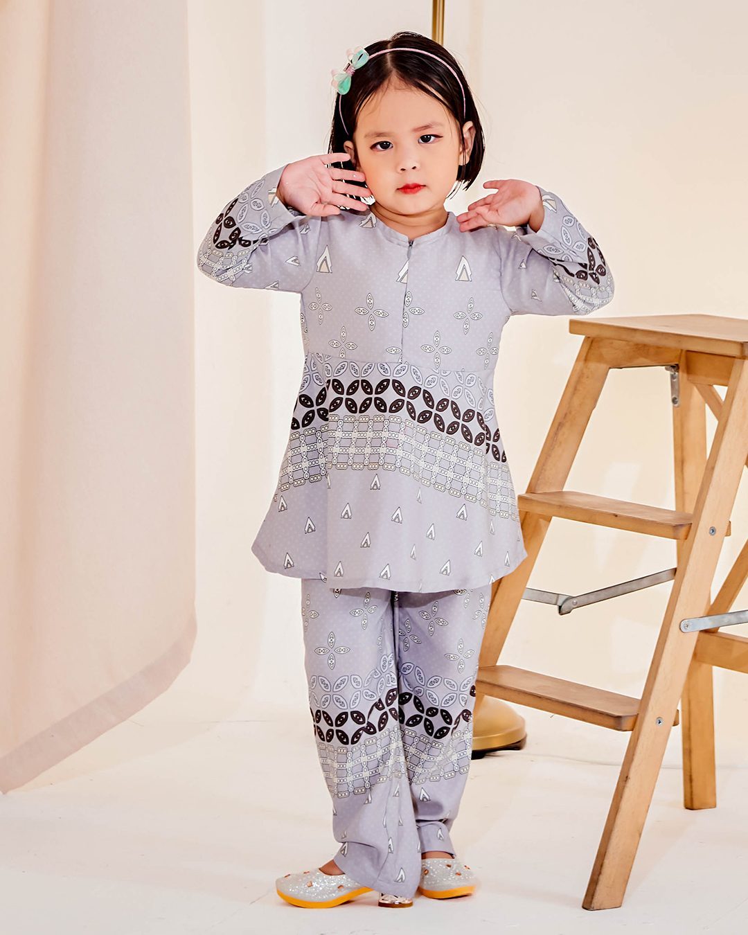 Pantsuit Elma Kids - Mauve Grey