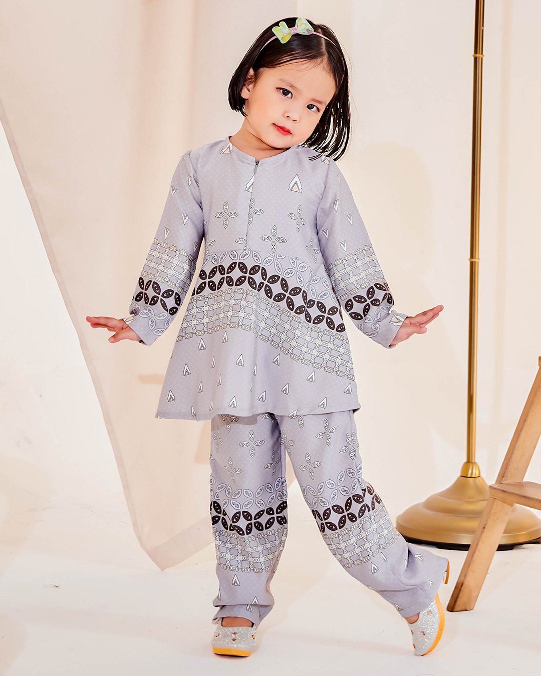 Pantsuit Elma Kids - Mauve Grey