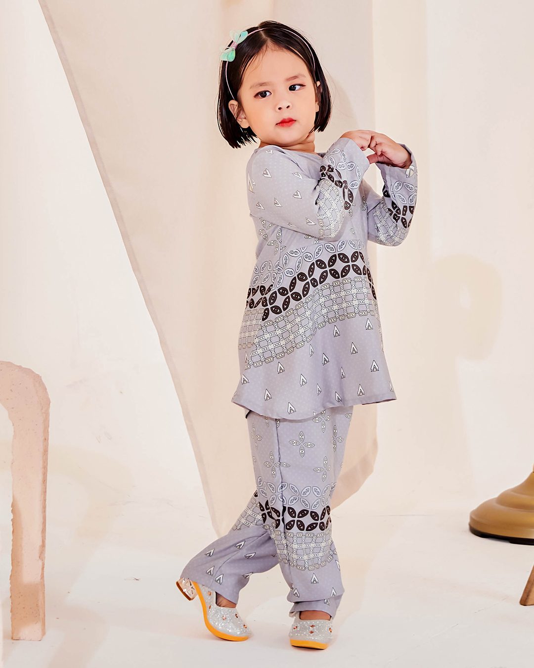 Pantsuit Elma Kids - Mauve Grey