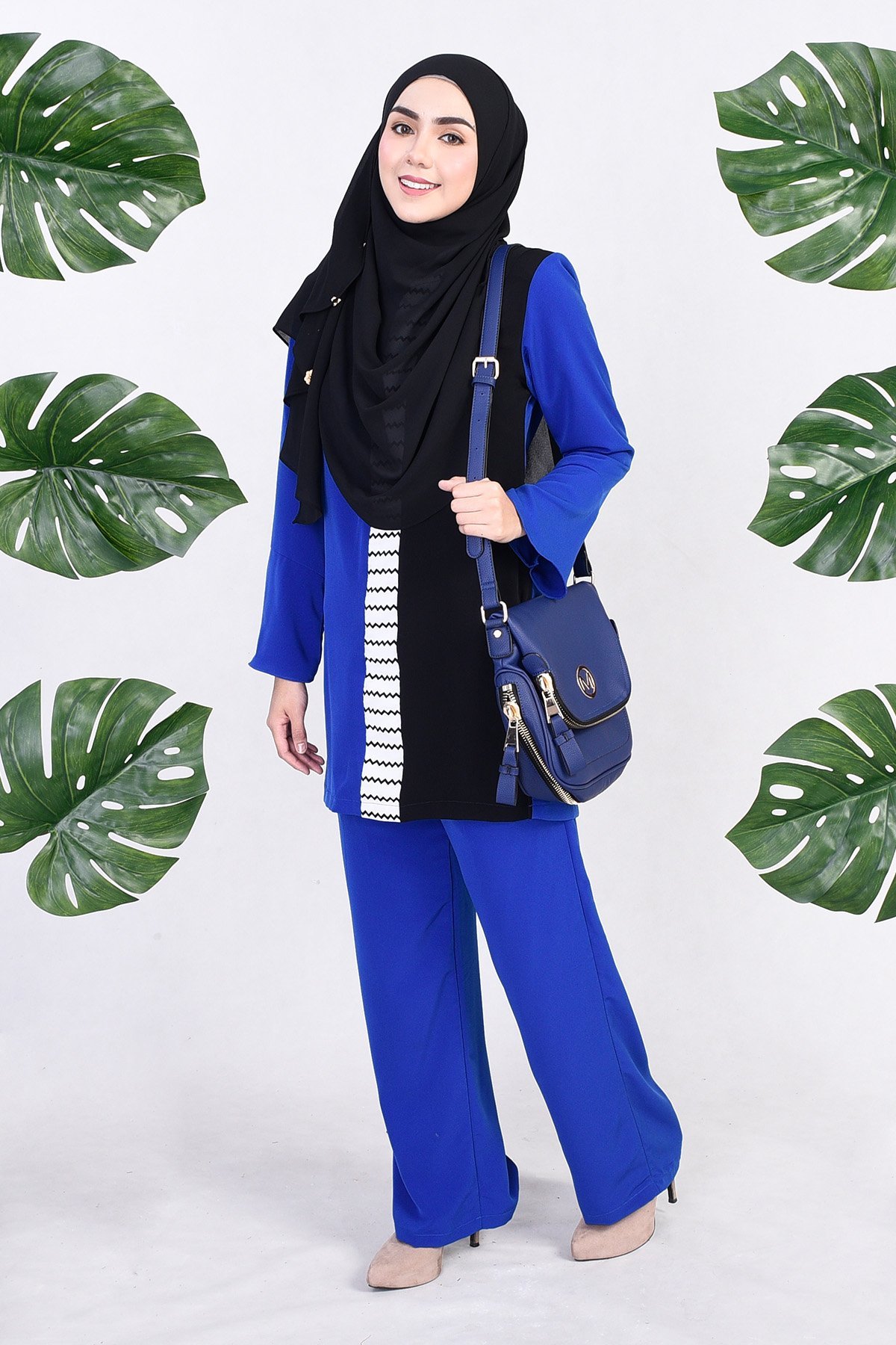 Pants Suit Noreen - Royal Blue