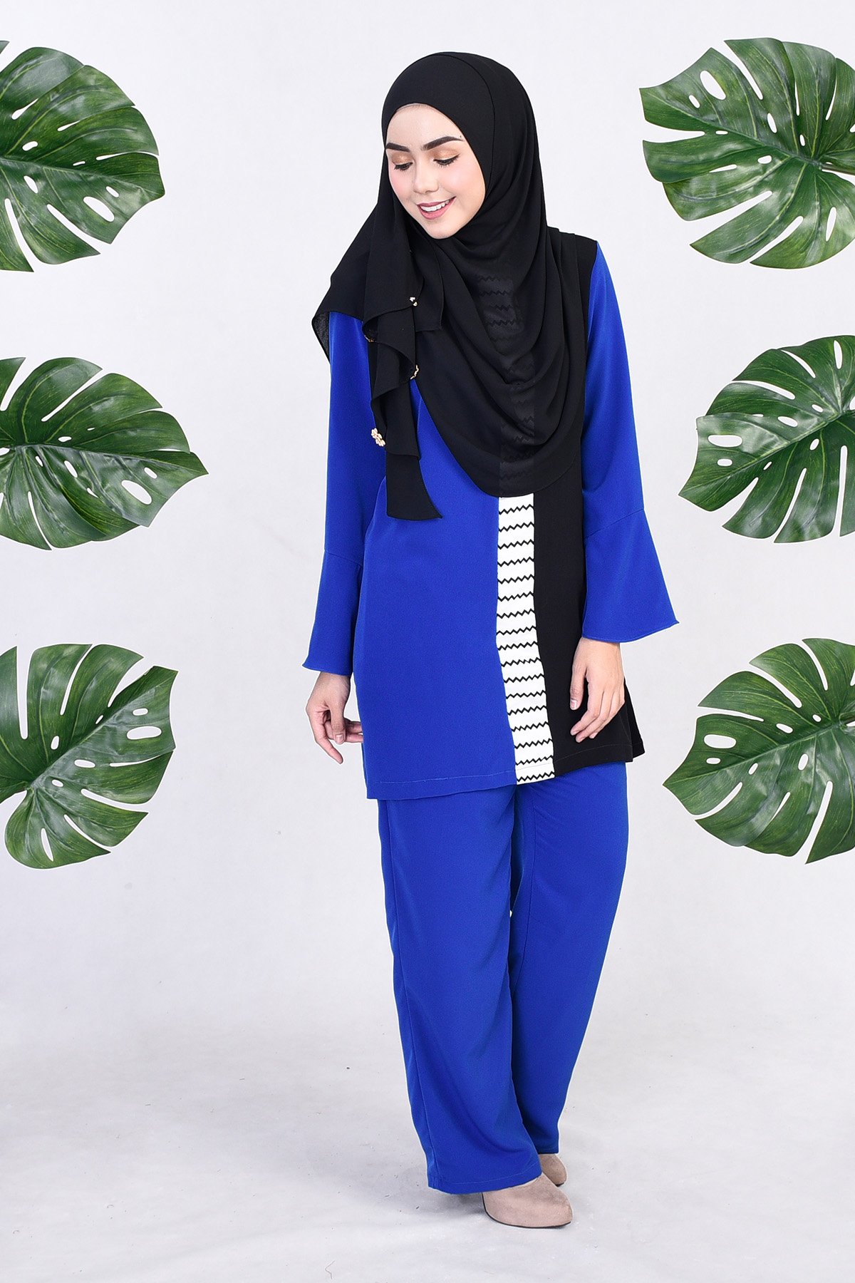 Pants Suit Noreen - Royal Blue