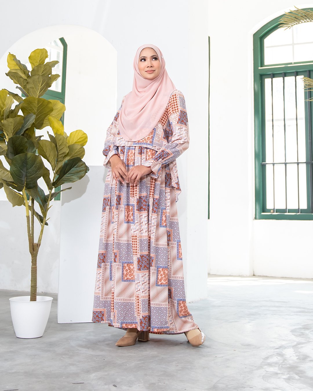 Dress Felicia - Cinnamon Brown