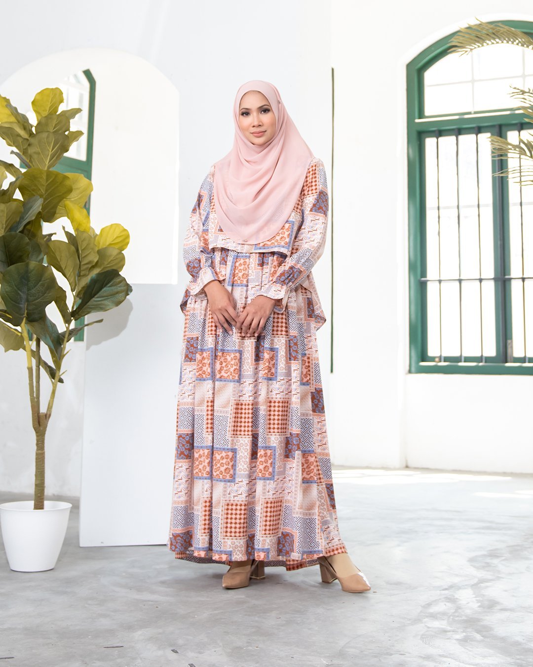 Dress Felicia - Cinnamon Brown