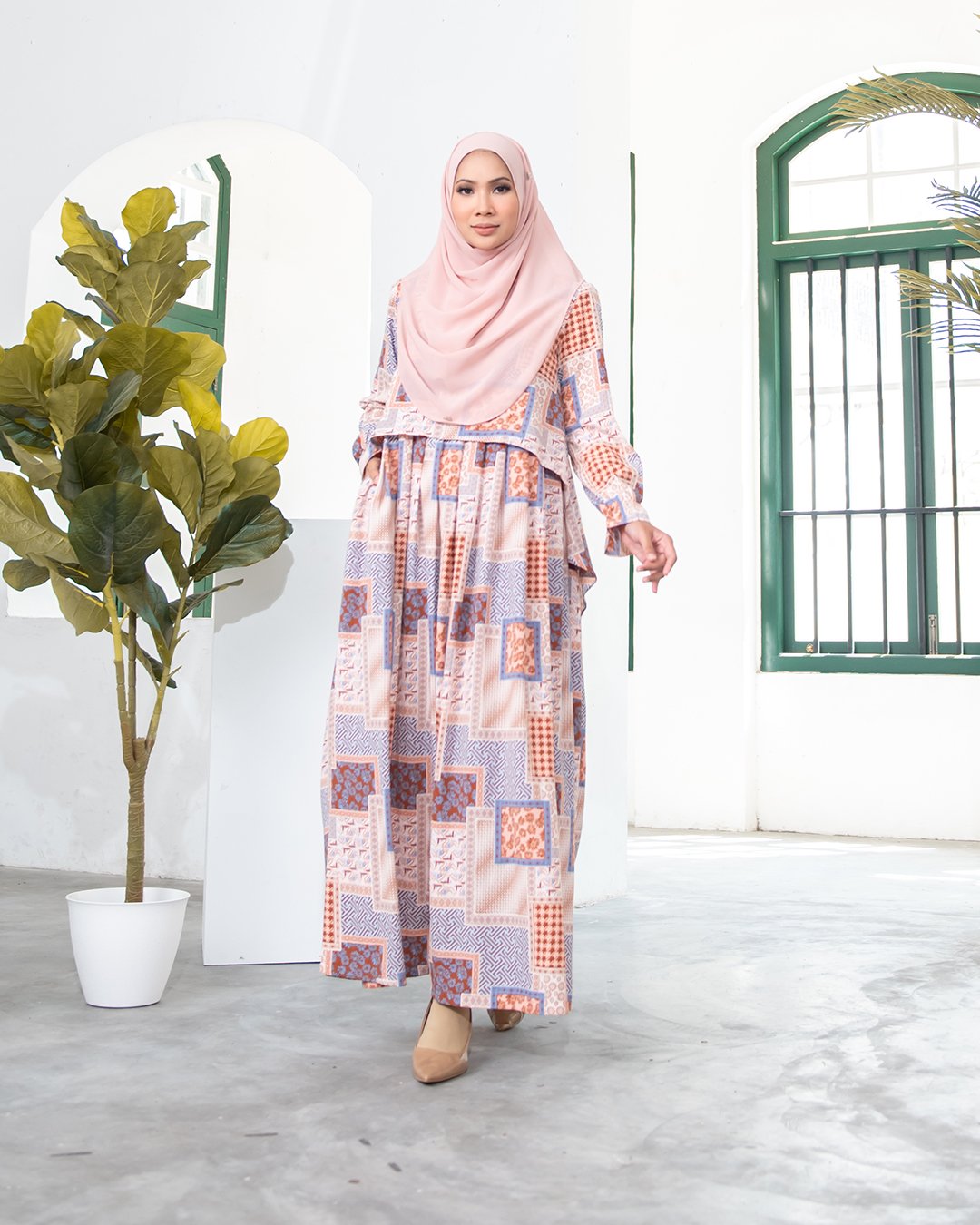 Dress Felicia - Cinnamon Brown