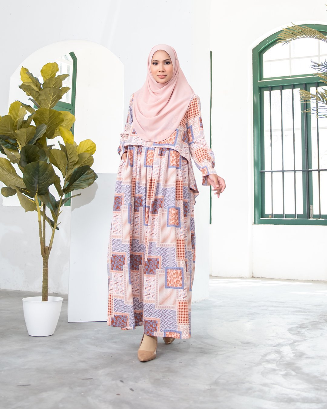 Dress Felicia - Cinnamon Brown