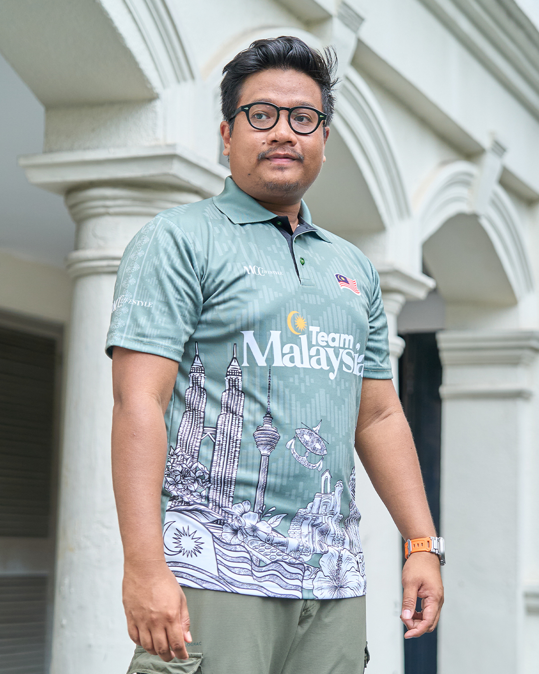 Men Polo Jersey Jiwa Merdeka - Laskar Mint