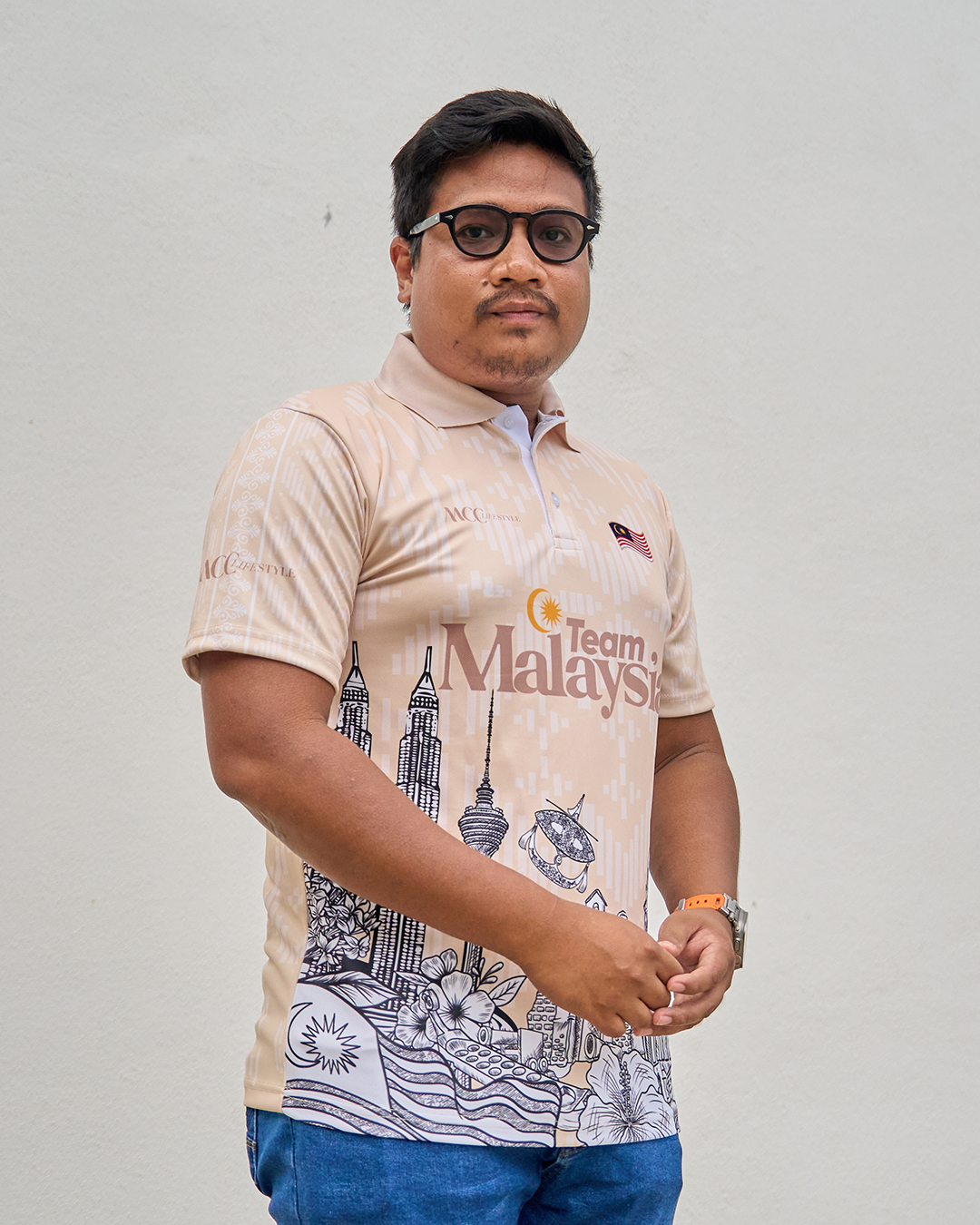 Men Polo Jersey Jiwa Merdeka - Pribumi Nude