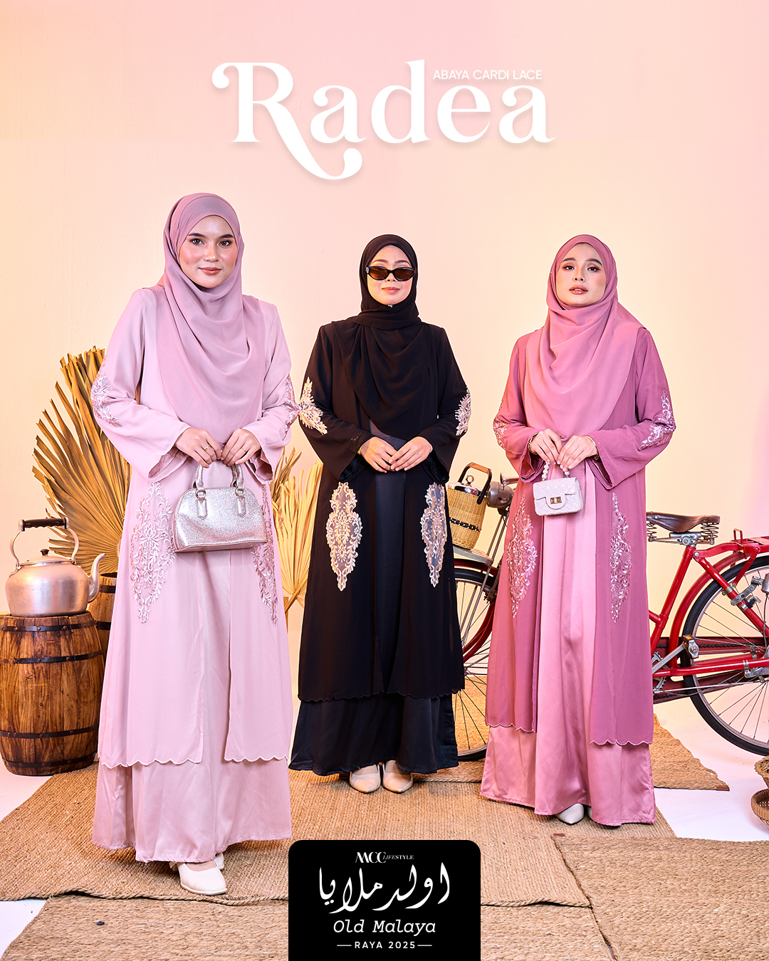 Abaya Cardi Lace Radea