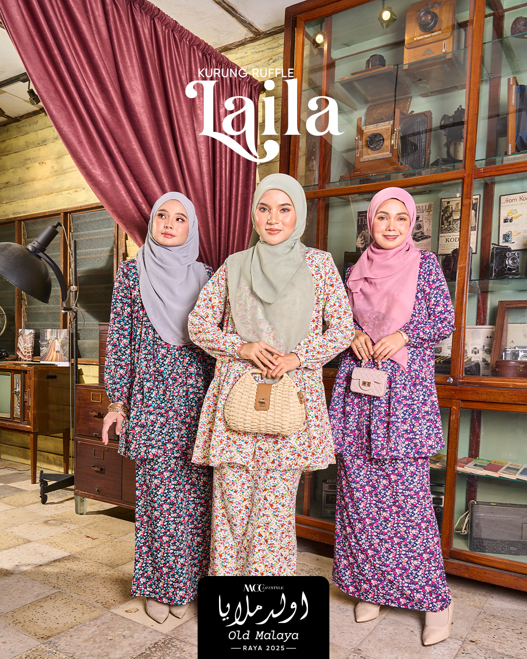Baju Kurung Ruffle Laila