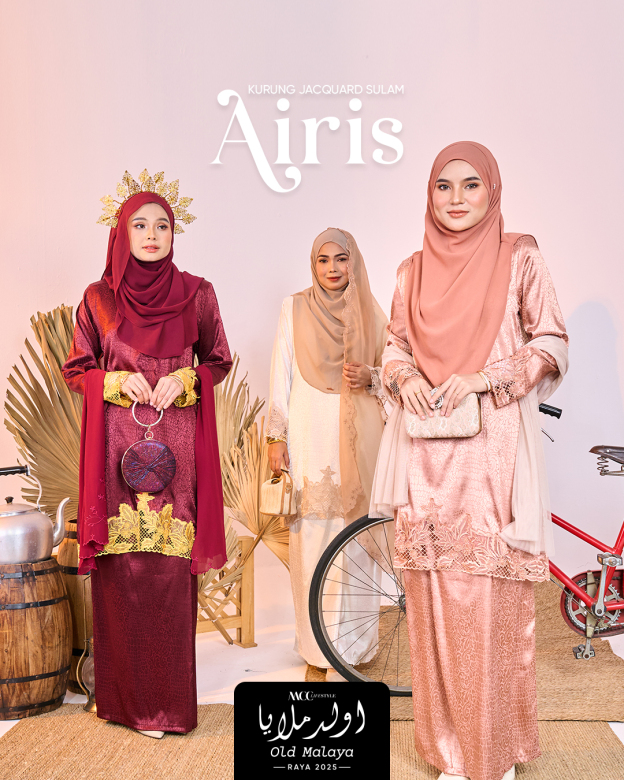 Baju Kurung Jacquard Sulam Airis