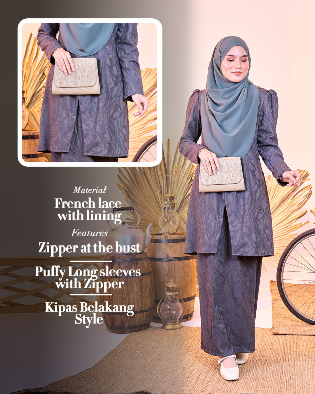 Baju Kurung Moden Lace Asyifa