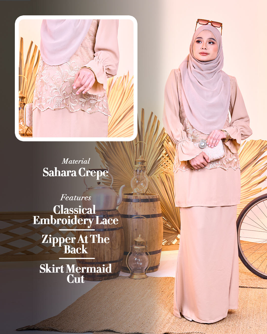 Baju Kurung Lace Arisa