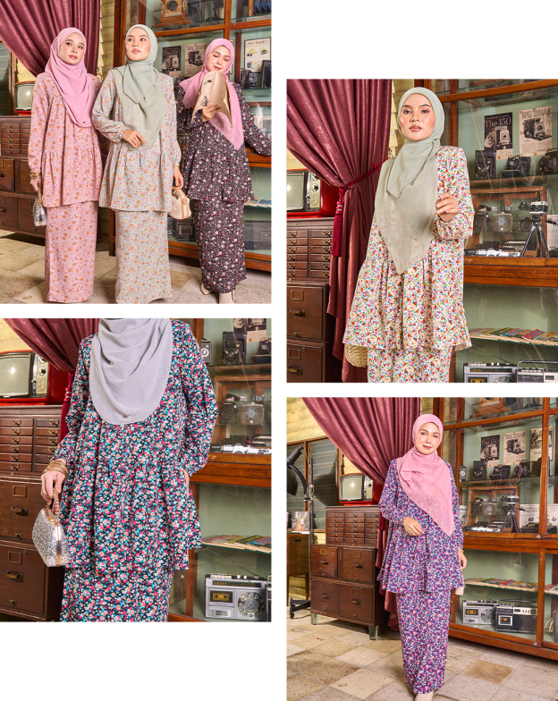 Baju Kurung Ruffle Laila