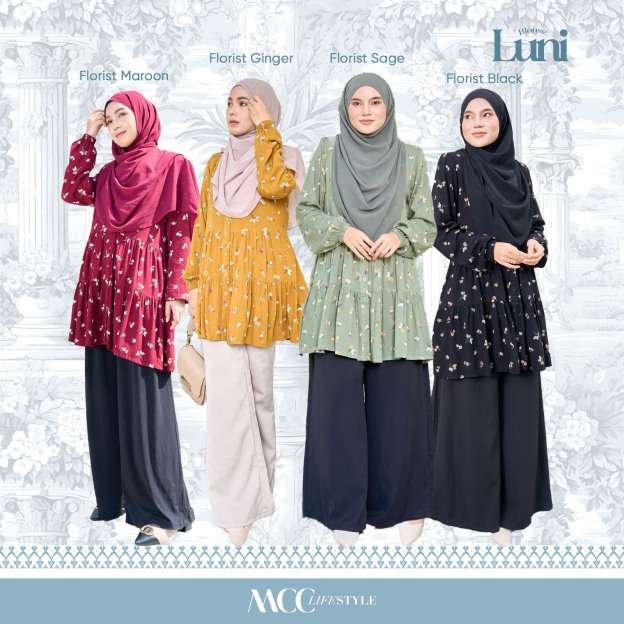 Blouse Luni Florist Series