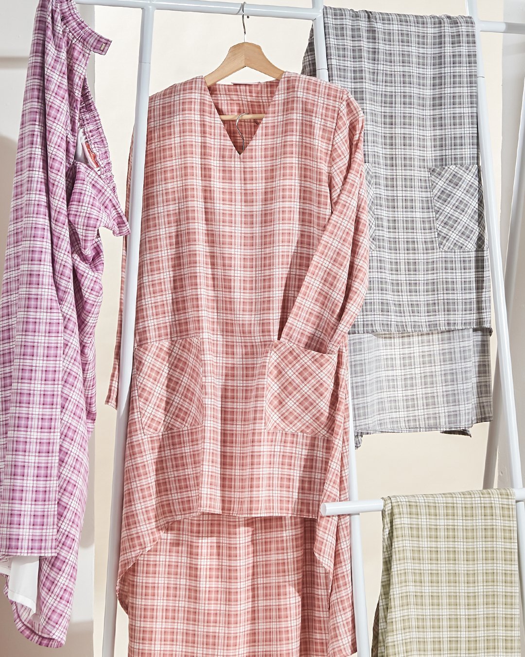 Baju Kurung Darby Laluna X MCC - Pewter Grey