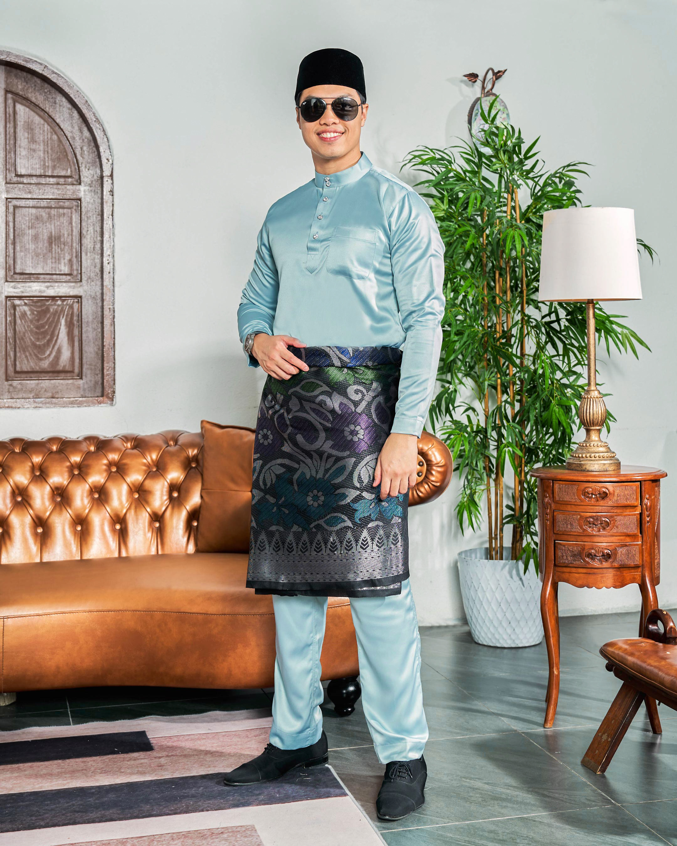 Baju Melayu Tailored Fit Hombre X MCC