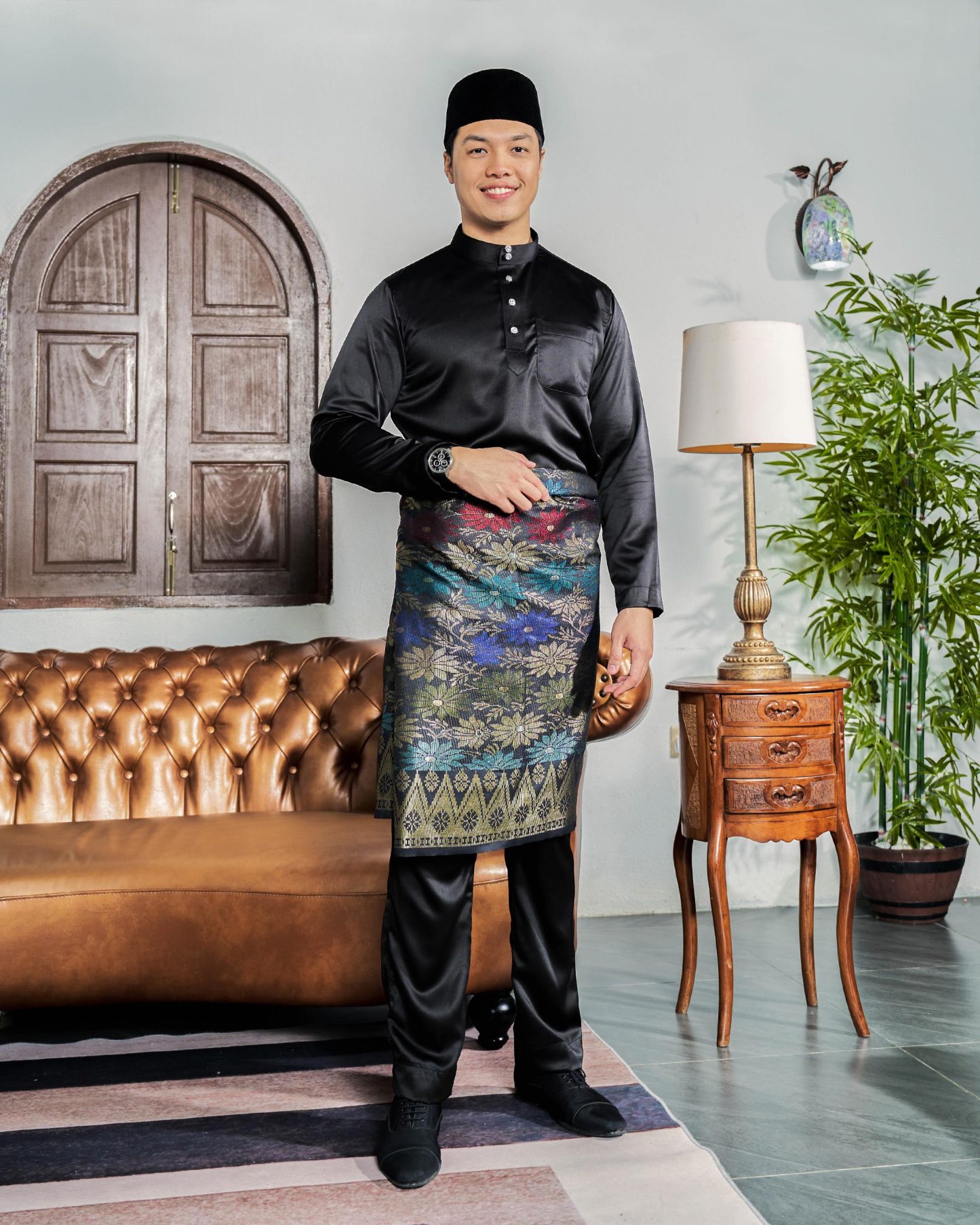 Baju Melayu Tailored Fit Hombre X MCC