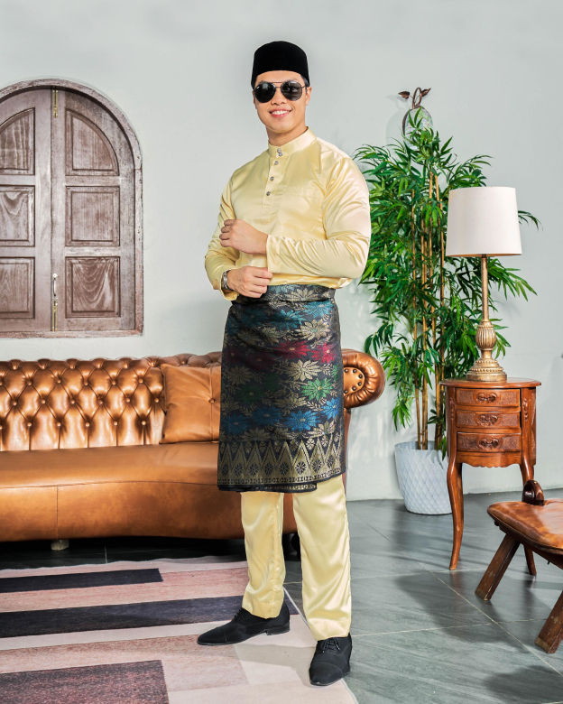 Baju Melayu Tailored Fit Hombre X MCC