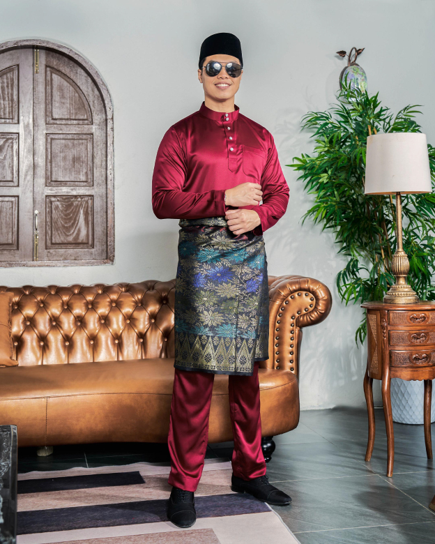 Baju Melayu Tailored Fit Hombre X MCC