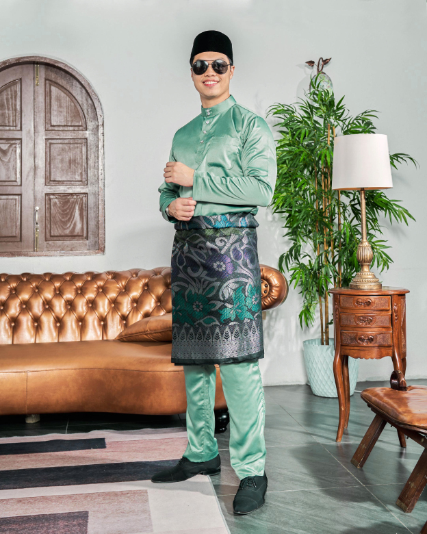 Baju Melayu Tailored Fit Hombre X MCC