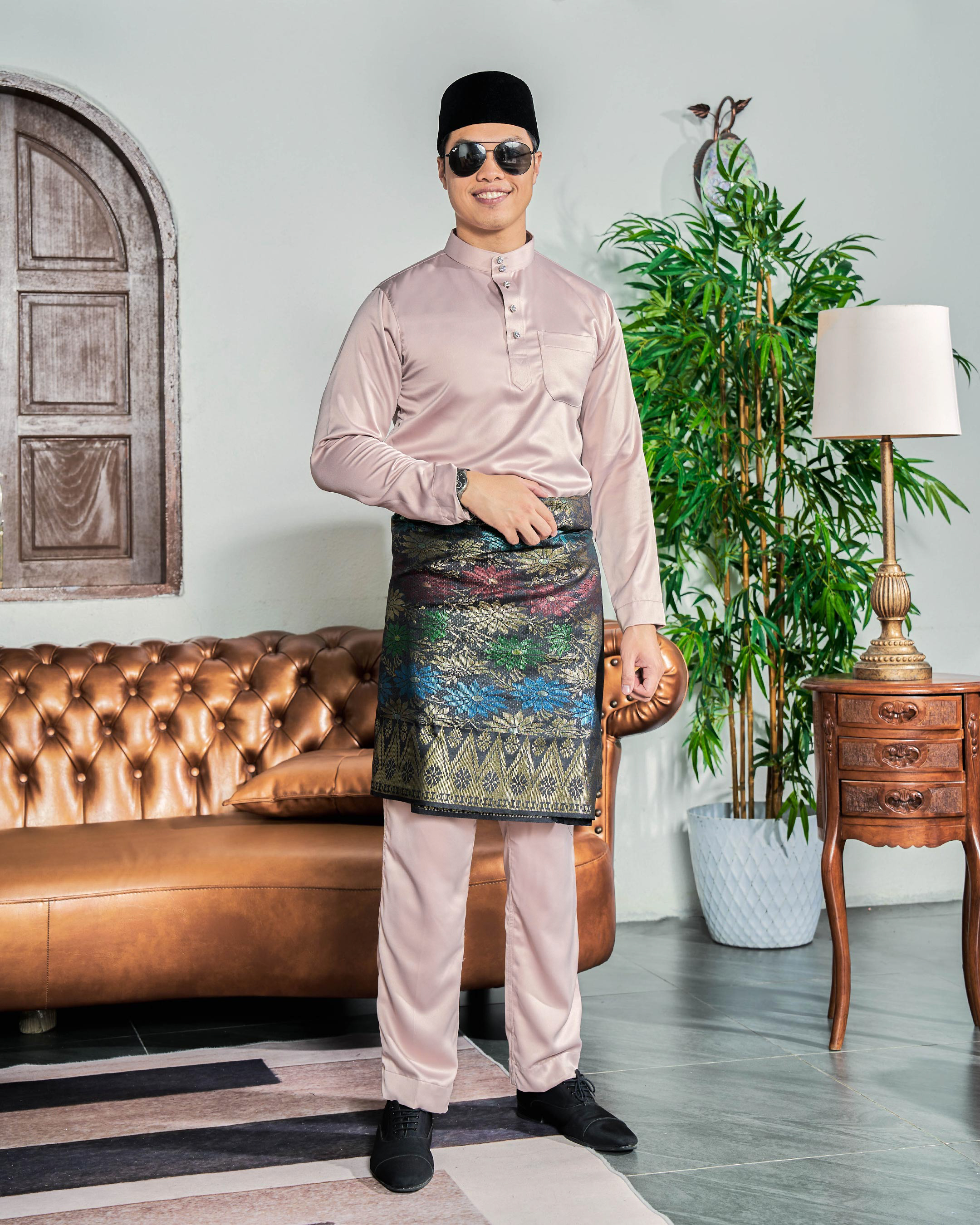Baju Melayu Tailored Fit Hombre X MCC