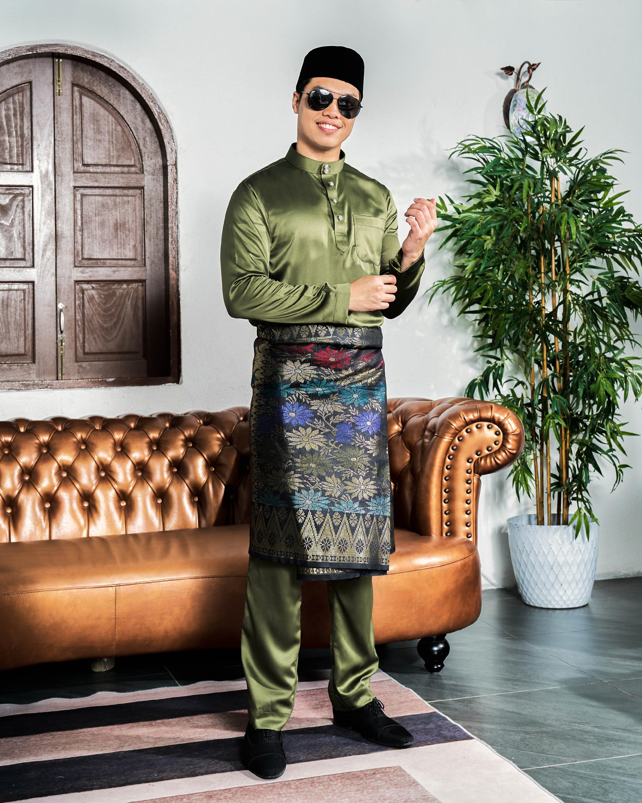 Baju Melayu Tailored Fit Hombre X MCC