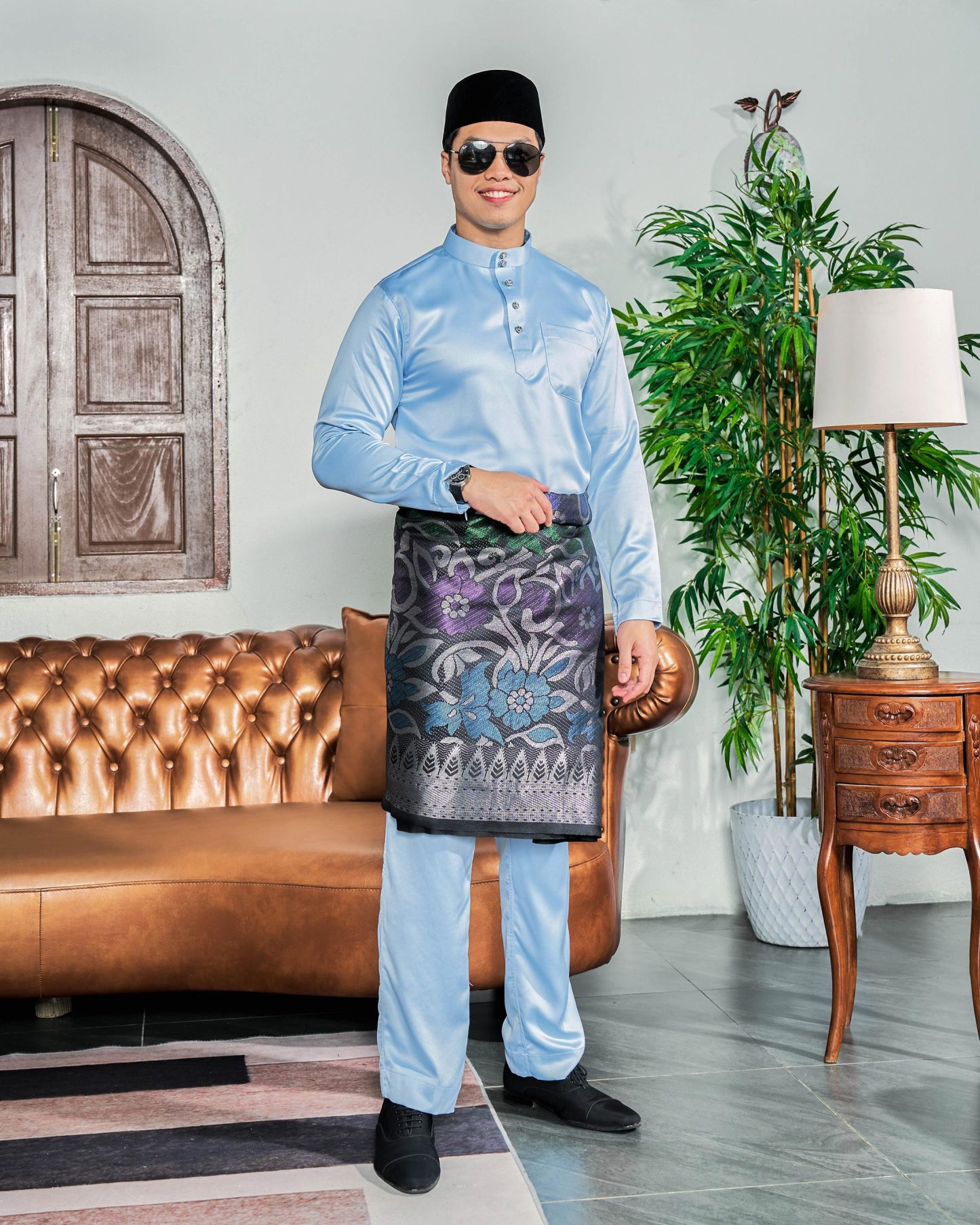 Baju Melayu Tailored Fit Hombre X MCC