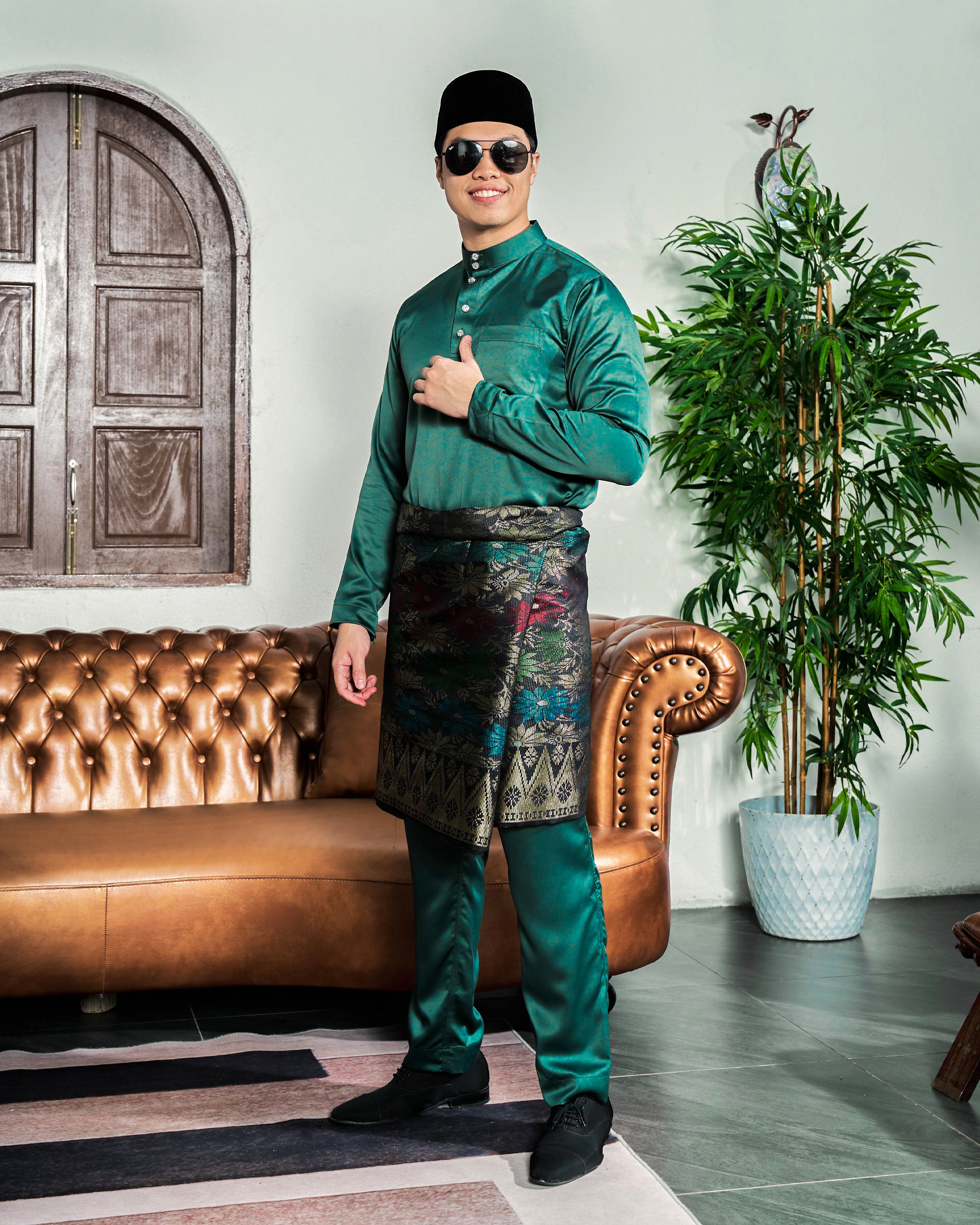 Baju Melayu Tailored Fit Hombre X MCC