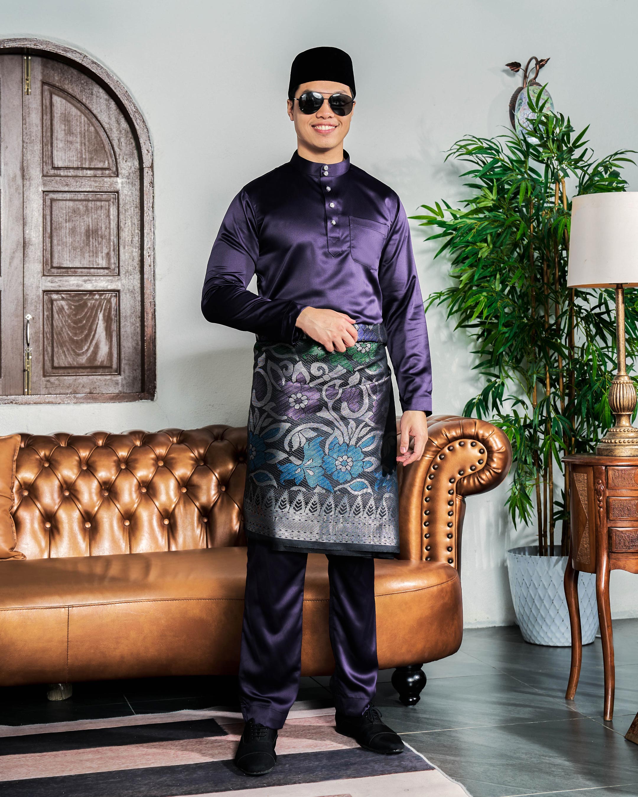 Baju Melayu Tailored Fit Hombre X MCC