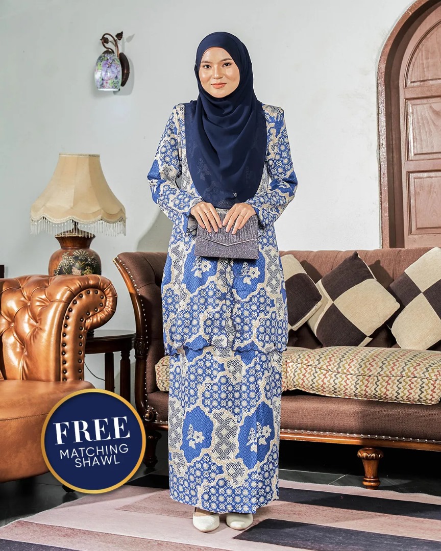 Baju Kebarung Sulam Batik Amara