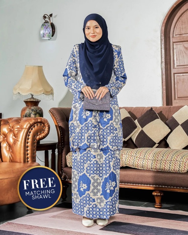Baju Kebarung Sulam Batik Amara
