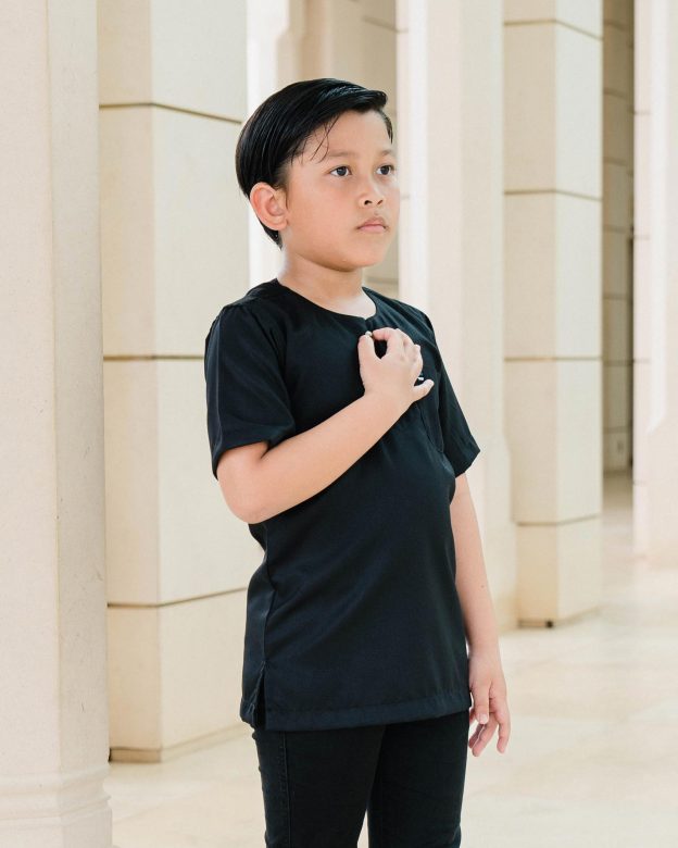 Kurta Saufi Kids Hombre X MCC Lifestyle - Matte Black