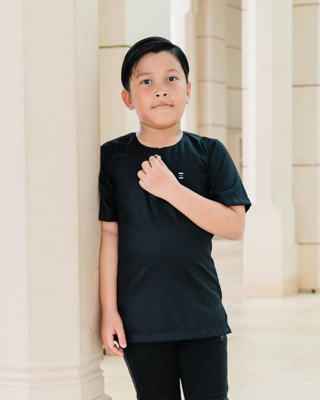 Kurta Saufi Kids Hombre X MCC Lifestyle - Matte Black