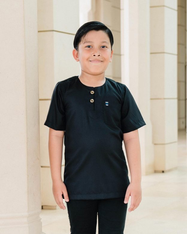 Kurta Saufi Kids Hombre X MCC Lifestyle - Matte Black