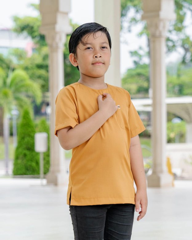 Kurta Saufi Kids Hombre X MCC Lifestyle - Mustard