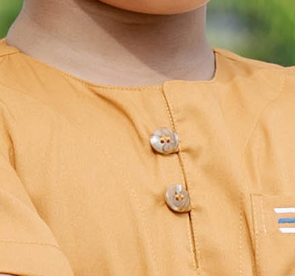 Kurta Saufi Kids Hombre X MCC Lifestyle - Mustard