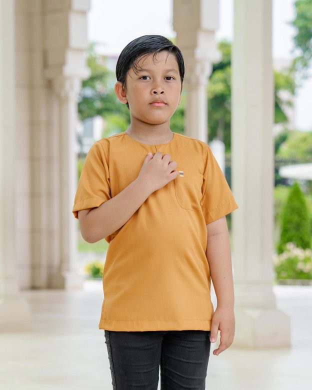 Kurta Saufi Kids Hombre X MCC Lifestyle - Mustard