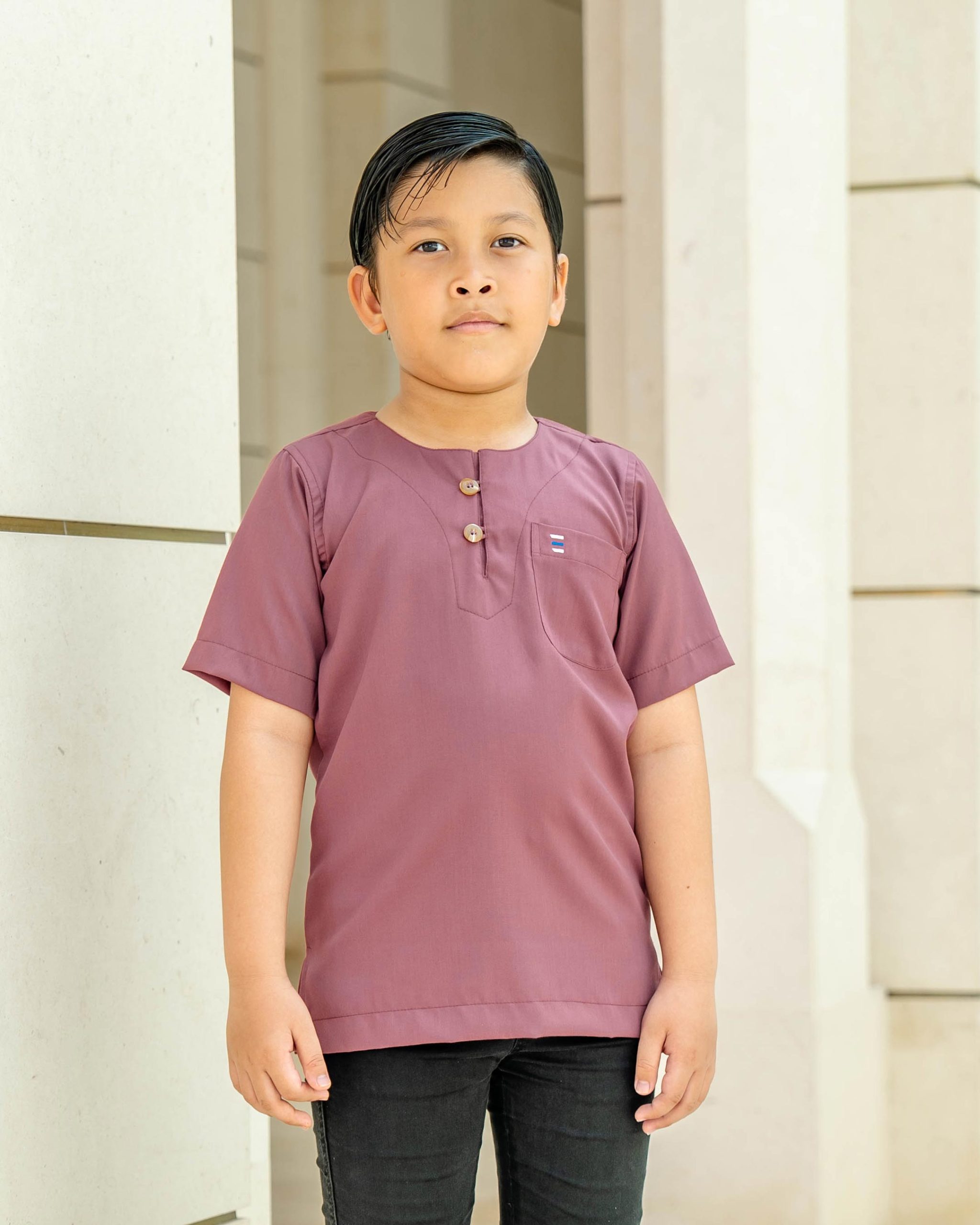 Kurta Saufi Kids Hombre X MCC Lifestyle - Rouge