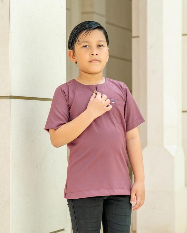 Kurta Saufi Kids Hombre X MCC Lifestyle - Rouge