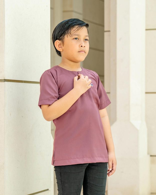 Kurta Saufi Kids Hombre X MCC Lifestyle - Rouge