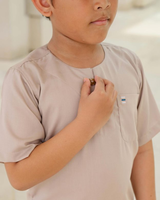Kurta Saufi Kids Hombre X MCC Lifestyle - Royal Beige
