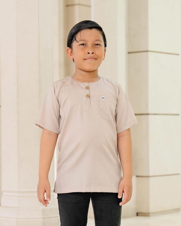 Kurta Saufi Kids Hombre X MCC Lifestyle - Royal Beige
