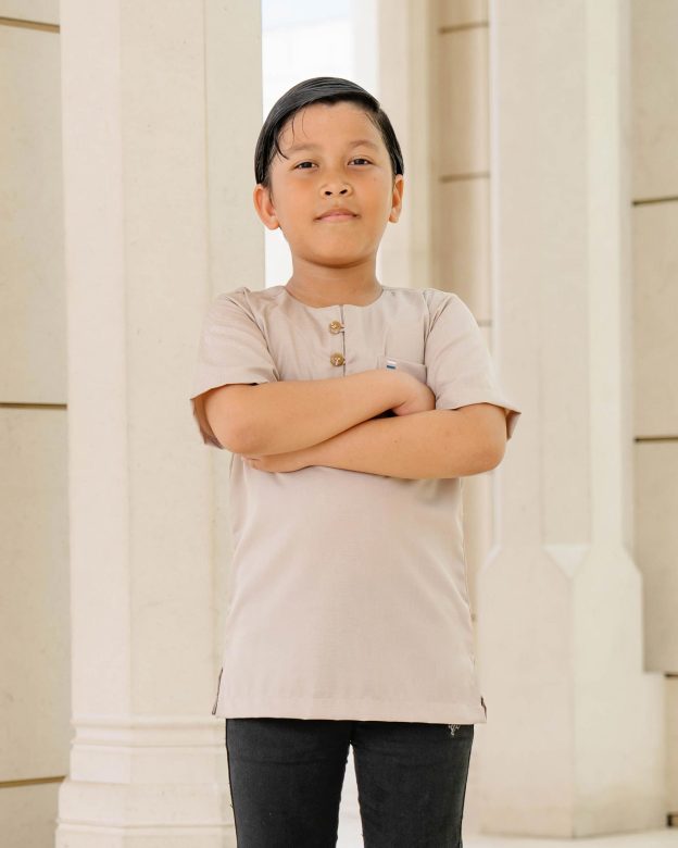 Kurta Saufi Kids Hombre X MCC Lifestyle - Royal Beige