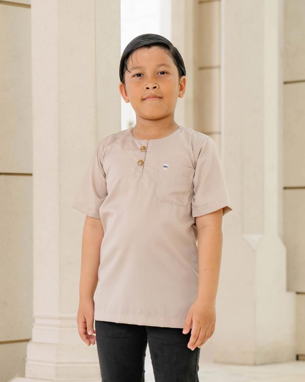 Kurta Saufi Kids Hombre X MCC Lifestyle - Royal Beige