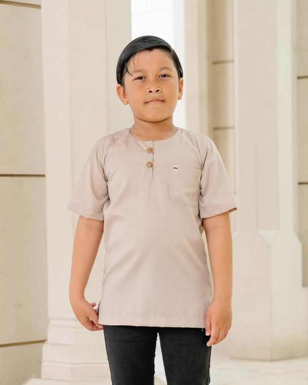 Kurta Saufi Kids Hombre X MCC Lifestyle - Royal Beige
