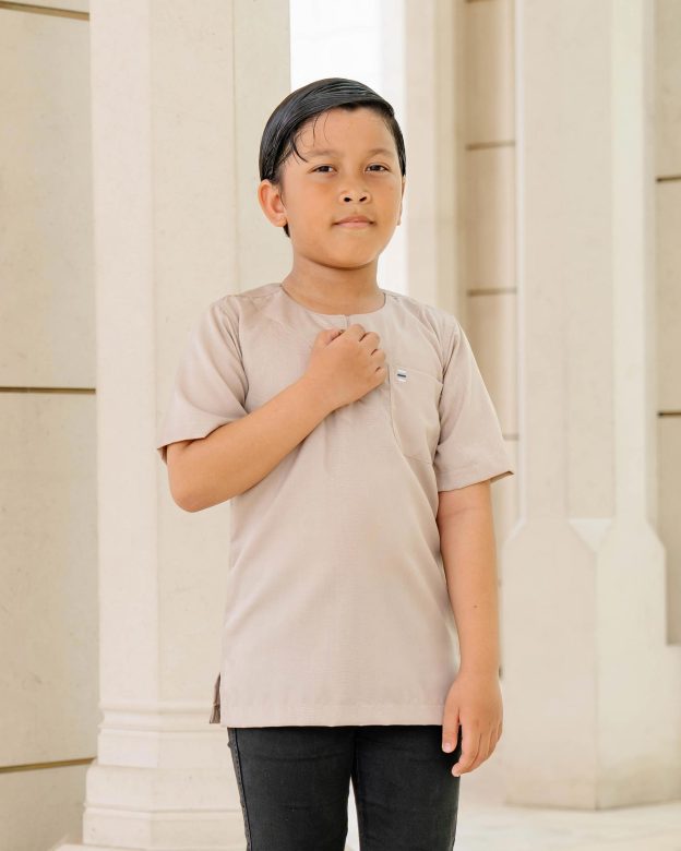 Kurta Saufi Kids Hombre X MCC Lifestyle - Royal Beige