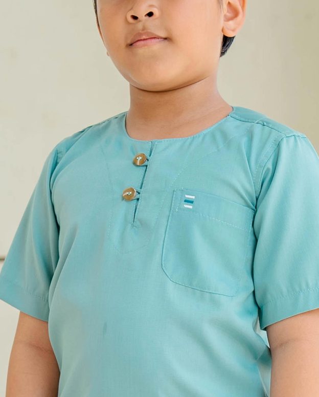 Kurta Saufi Kids Hombre X MCC Lifestyle - Turquoise